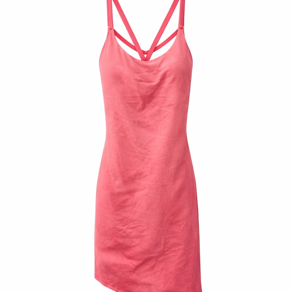 HALARA Vibrant Pink Strappy Dress
